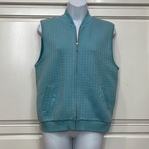 Alfred Dunner zip up vest